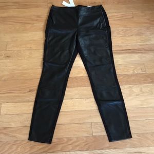 COPY - Vegan Leather Front Legging